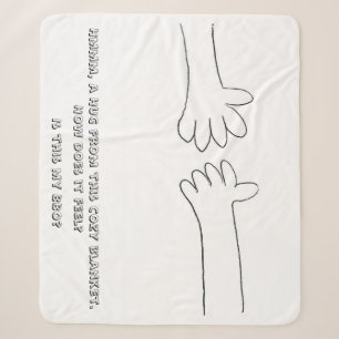 Hug Blanket- my BBO Sherpa Blanket