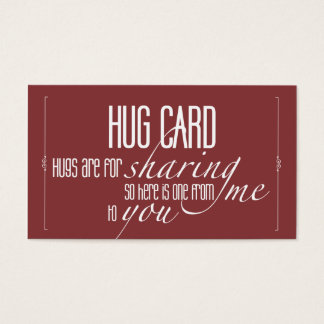 Hug Business Card