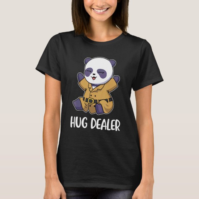 Hug Dealer Panda T-Shirt (Front)