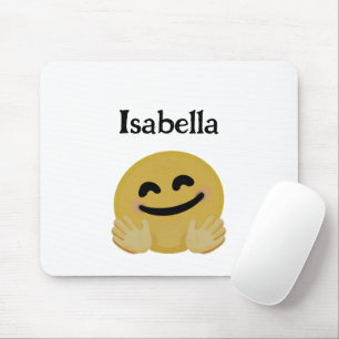 "Hug Emoji" Personalized Mouse Pad