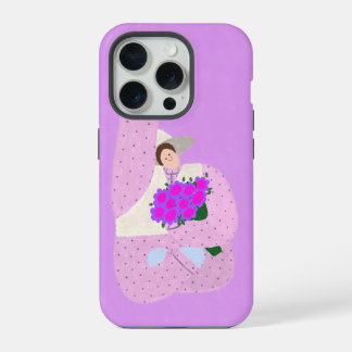 Hug flowers iPhone 15 pro case