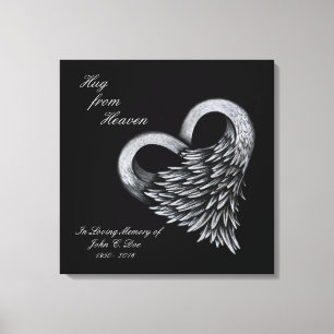 Hug from Heaven Customizable Print on Canvas