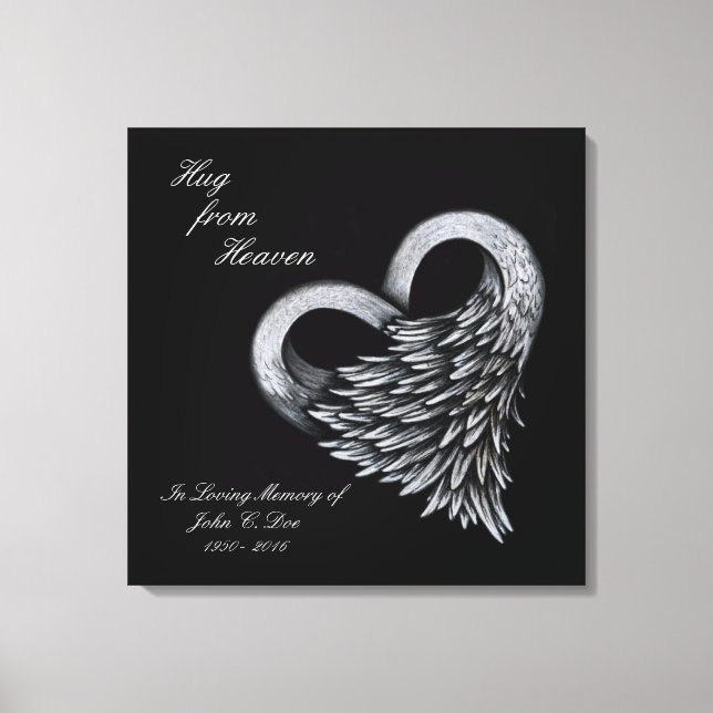Hug from Heaven - Impression personnalisable sur t (Recto)