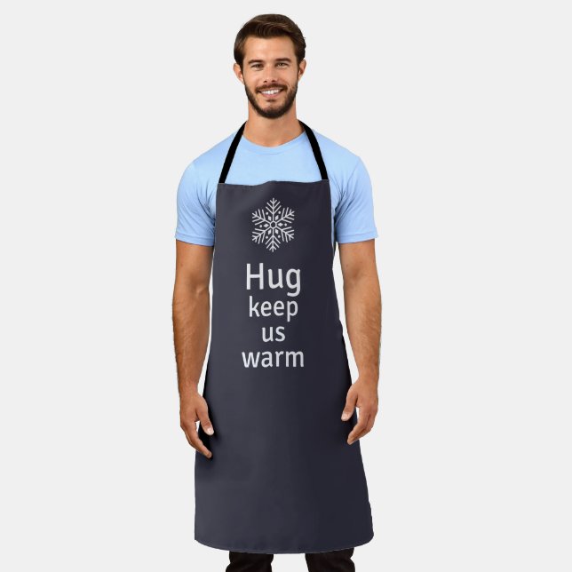 Hug keep us warm apron (Worn)