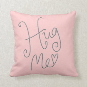 Hug Me 16 x 16 Polyester Throw Pillow