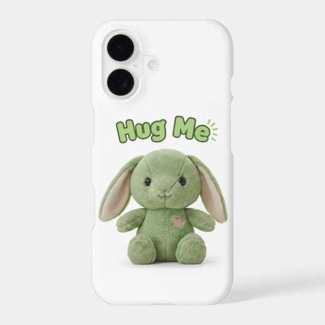 Hug Me Bunny iPhone 17 Case (Back)