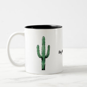 Hug Me Cactus Mug – Funny & Bold Design