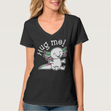 Hug me! Cute Axolotl in Abrosexual Pride colours