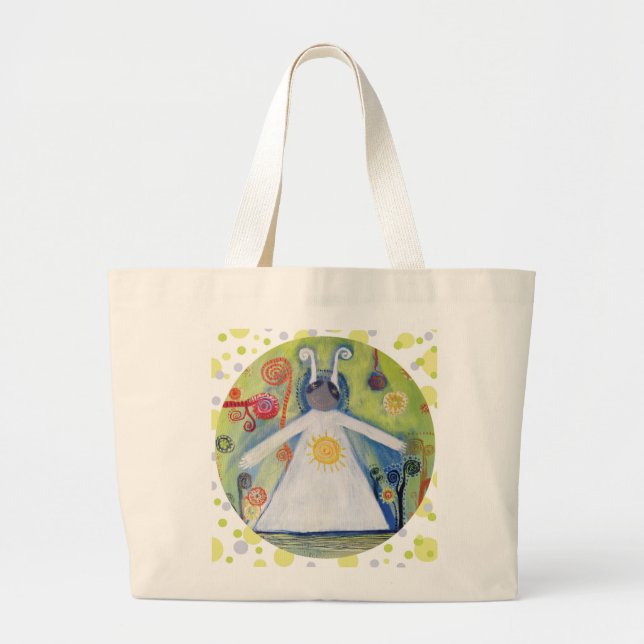 Hug Me, Cute Creature Tote (Front)
