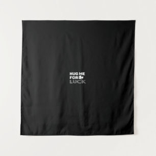 hug me for irish luck tapestry