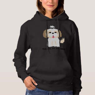 Hug Me I M Adorable Cute Shih Tzu Wbow Hoodie