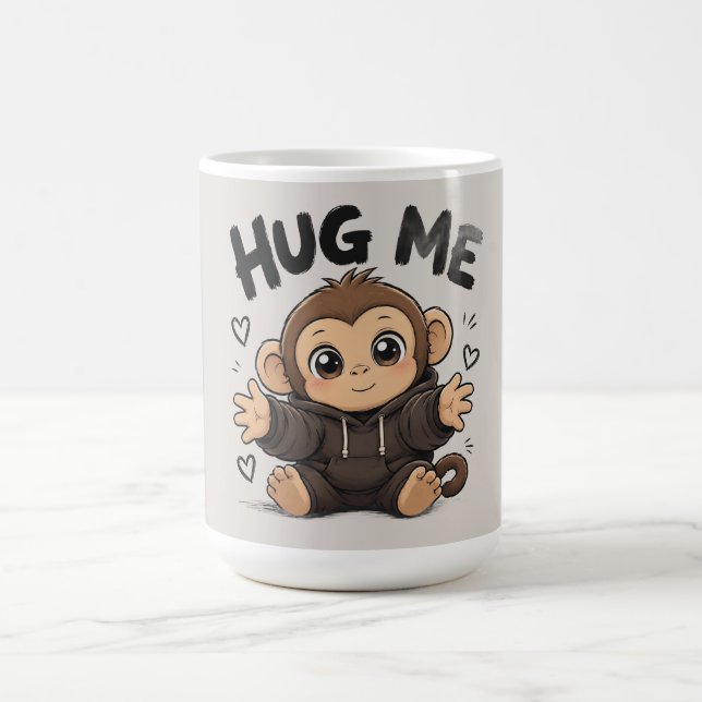 Hug Me Monkey Coffee Mug (Center)