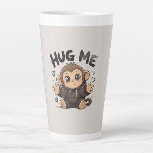 Hug Me Monkey Latte Mug