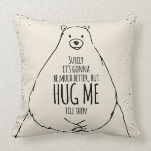 Hug me pillow design by Lolah Studio