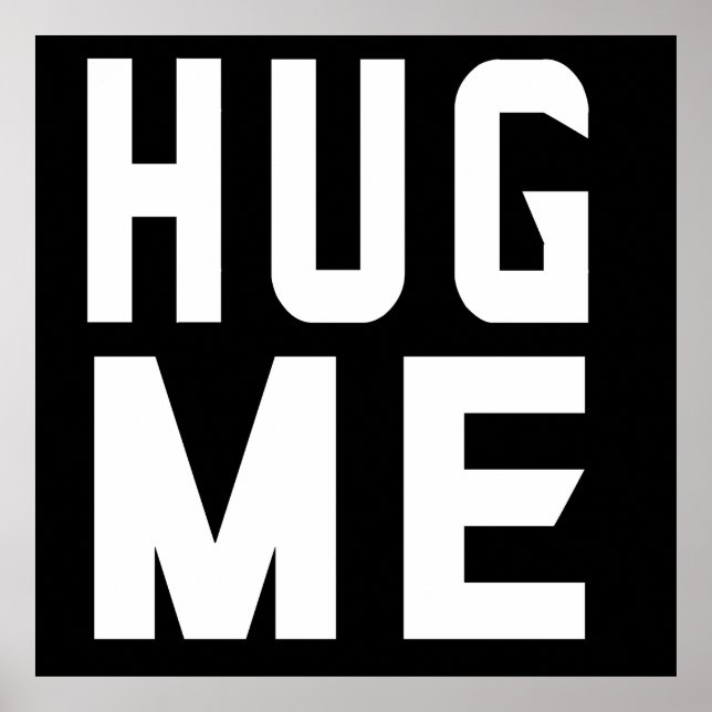 Hug me  poster (Front)
