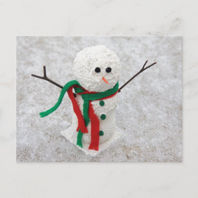 Hug Me Snowman Postcard (Front)