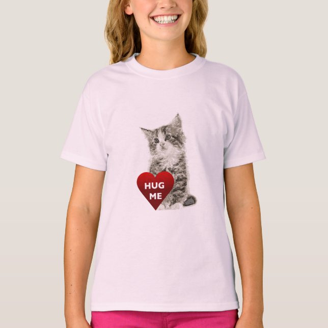 Hug Me - T-Shirt basique pour filles (Devant)