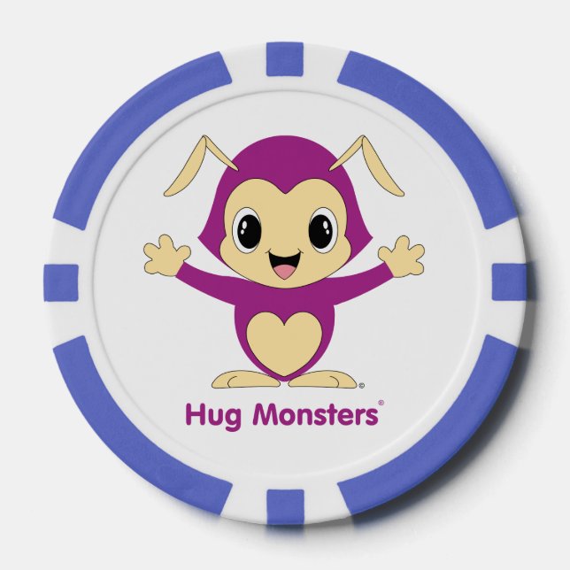 HUG Monsters® Poker Chips (Front)