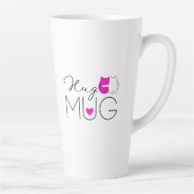 Hug Mug | Rose chaud | Donner un câlin | Obtenir u