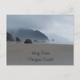 Hug Point Oregon Coast Beach Post Card