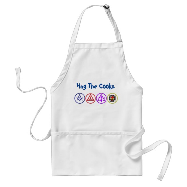 Hug The Cook Masonic Standard Apron (Front)