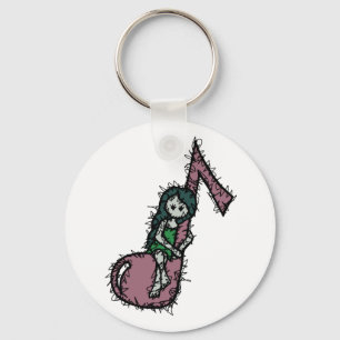 Hug the Music Key Ring
