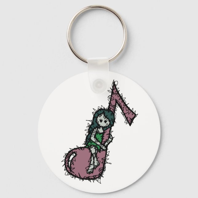 Hug the Music Key Ring (Front)