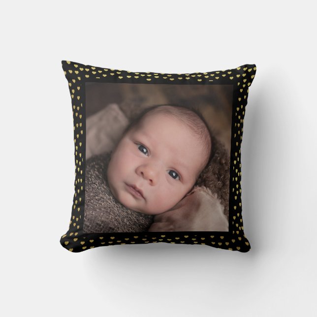 hug this until you can hug me gift for grandparent throw pillow (Front)