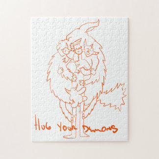 Hug Your Demons Jigsaw Puzzle