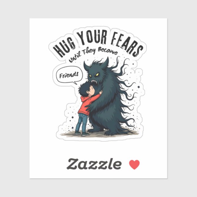 Hug Your Fears - Overcoming Fear Motivational (Sheet)