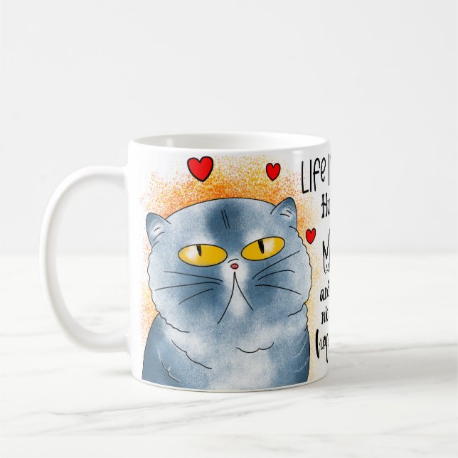 Hug  your meow mug (Left)