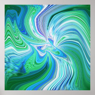 HUGE 40x40 print Into the blues-Blue Angel