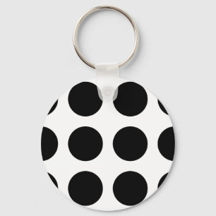 Huge Black Dots Keychain