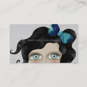 Huge Blue Eyes Business Card