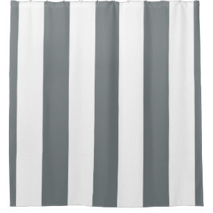 Huge Charcoal Grey White Vertical Stripe NL #3