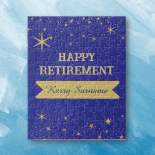 Huge Congrats! Happy retirement Personalized  Jigsaw Puzzle