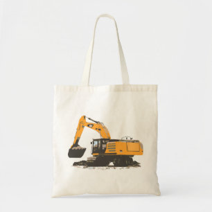 Huge Dirt Excavator Tote Bag