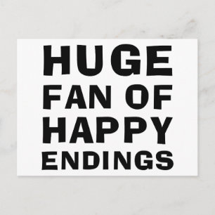 Huge Fan Happy Postcard