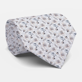 Huge festive winter design tie
