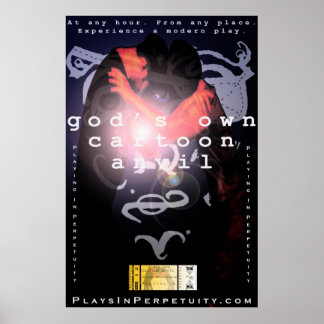 Huge "God's Own Cartoon Anvil"  Poster