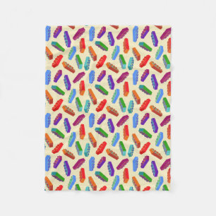 Huge kids’ building blocks pattern soft blanket