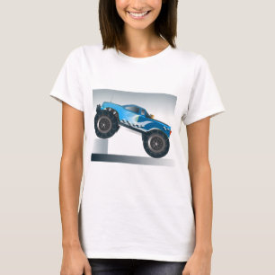 Huge Monster Truck Speedway-lover Design T-Shirt