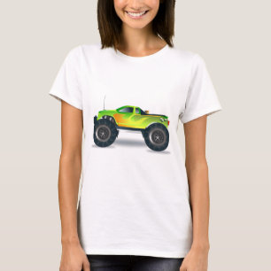 Huge Monster Truck Speedway-lover Design T-Shirt