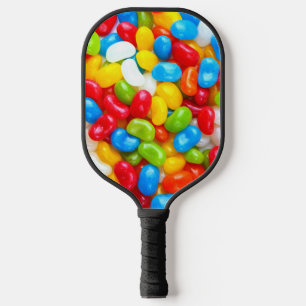 Huge Pile of Candy Jelly Beans Pickleball Paddle