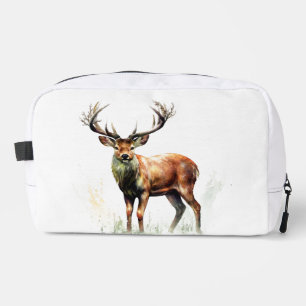 Huge Racked Deer Dopp Kit