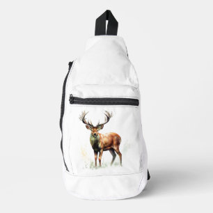 Huge Racked Deer  Sling Bag