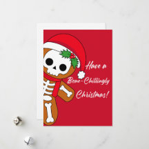 Huge Red Skeleton Gingerbread 