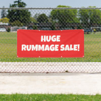 Huge Rummage Sale Banner