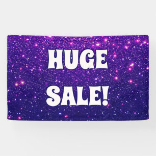 Huge sale glitter banner