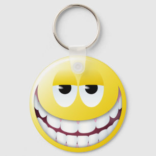 Huge Smile Face Keychain